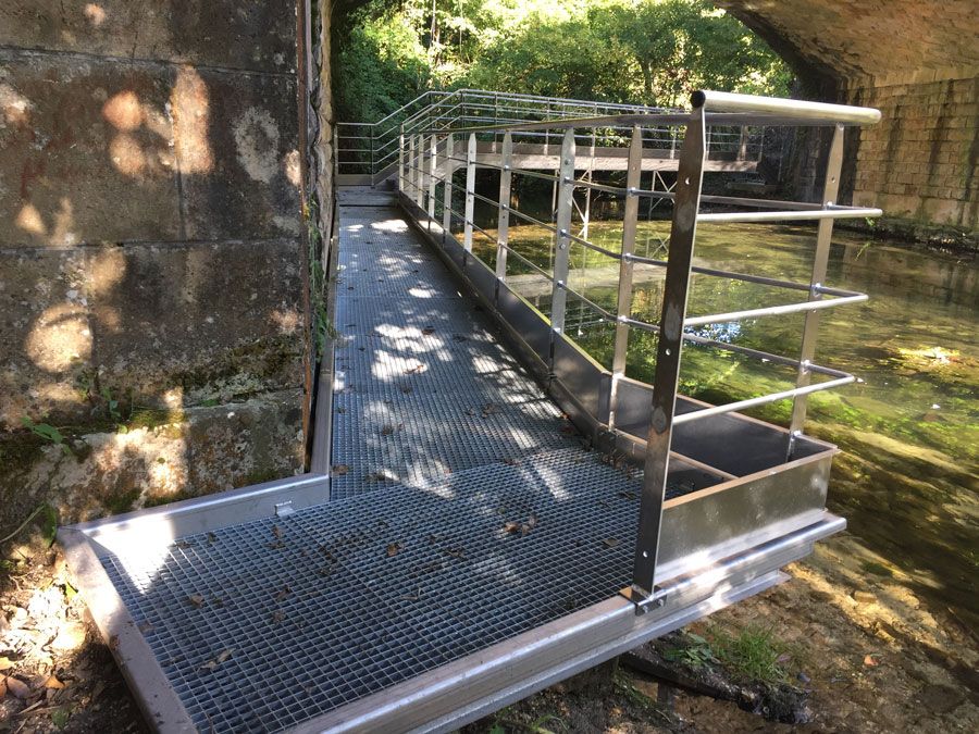 Passerelle inox