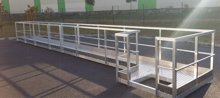 Passerelle 4 citerne alu