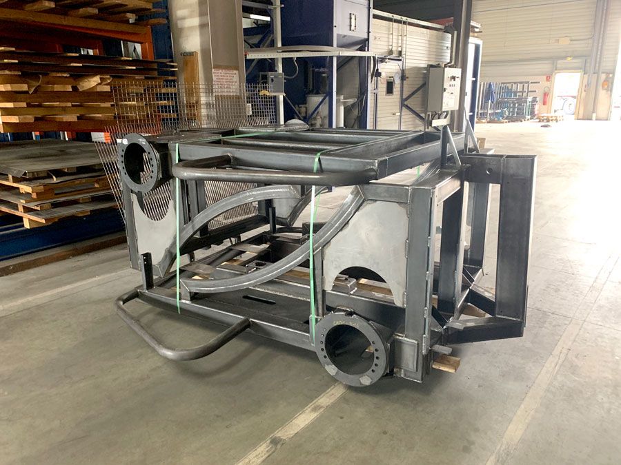 Support moteur de machine à abricot