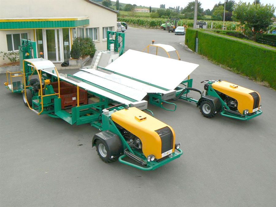 Machine à récolter les abricots